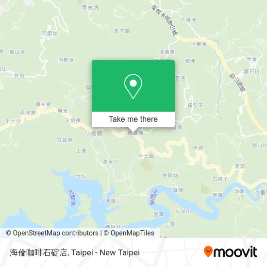 海倫咖啡石碇店 map