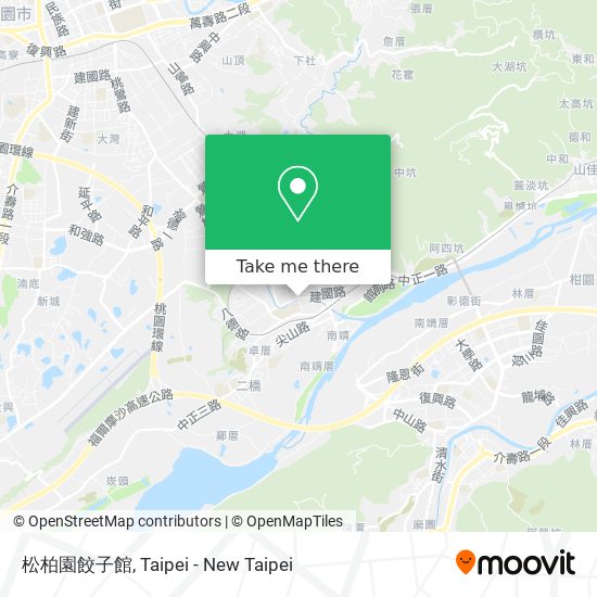 松柏園餃子館地圖