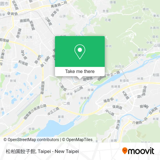 松柏園餃子館地圖