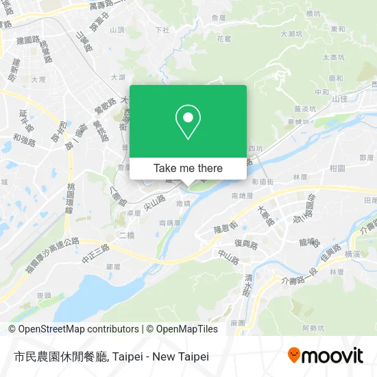 市民農園休閒餐廳地圖