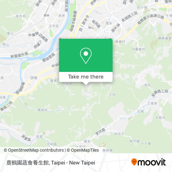 鹿鶴園蔬食養生館 map