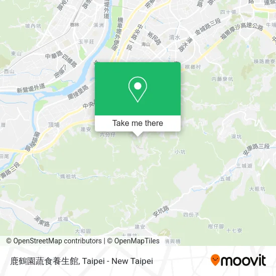 鹿鶴園蔬食養生館 map
