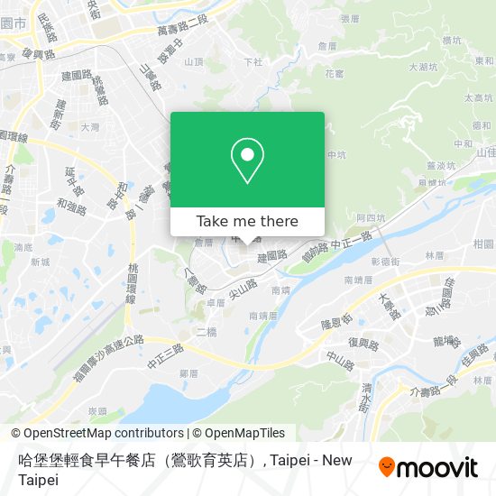 哈堡堡輕食早午餐店（鶯歌育英店）地圖