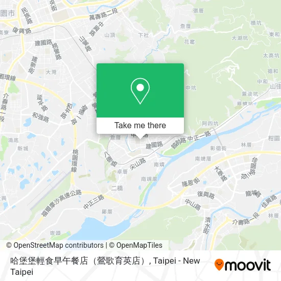 哈堡堡輕食早午餐店（鶯歌育英店）地圖