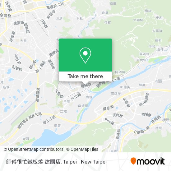 師傅很忙鐵板燒-建國店 map