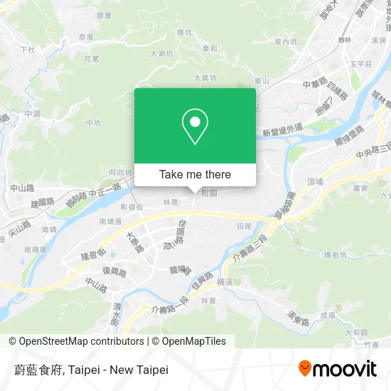 蔚藍食府 map