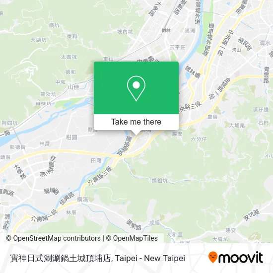 寶神日式涮涮鍋土城頂埔店地圖