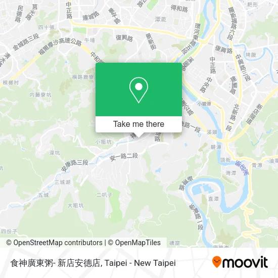 食神廣東粥- 新店安德店 map