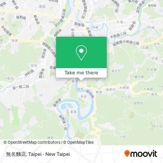 無名麵店 map
