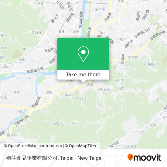 禮莊食品企業有限公司地圖