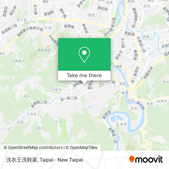 洗衣王洗鞋家 map