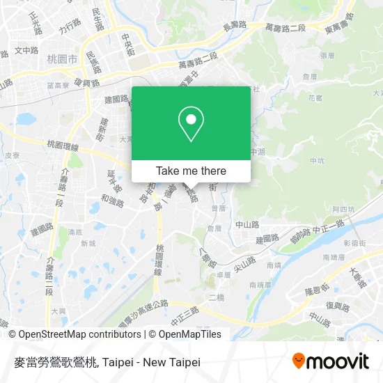 麥當勞鶯歌鶯桃 map
