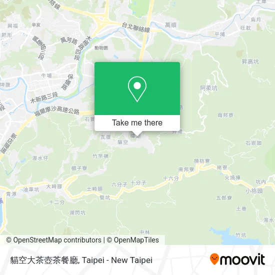 貓空大茶壺茶餐廳 map