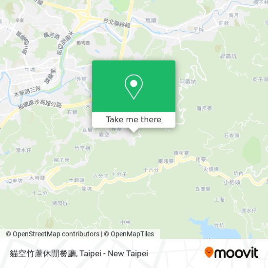 貓空竹蘆休閒餐廳 map