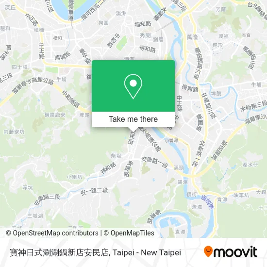 寶神日式涮涮鍋新店安民店地圖