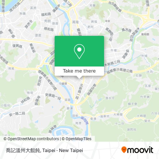 喬記溫州大餛飩 map