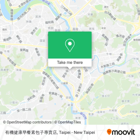 有機健康早餐素包子專賣店 map