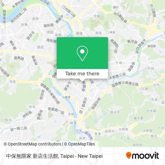 中保無限家 新店生活館 map