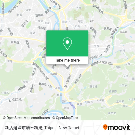 新店建國市場米粉湯 map