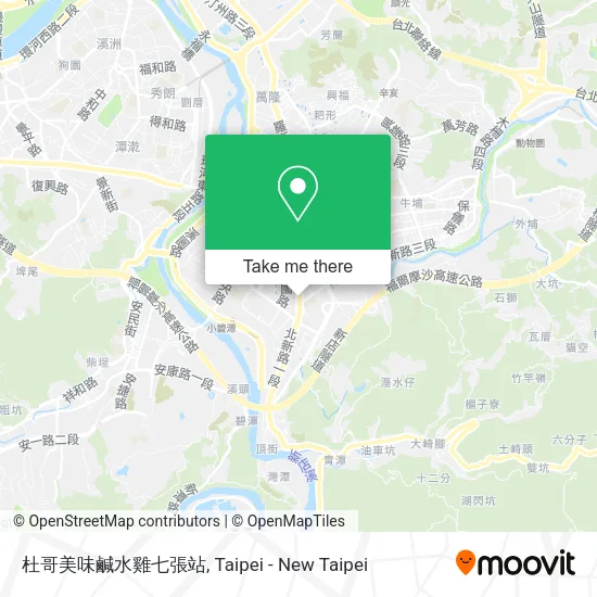 杜哥美味鹹水雞七張站 map