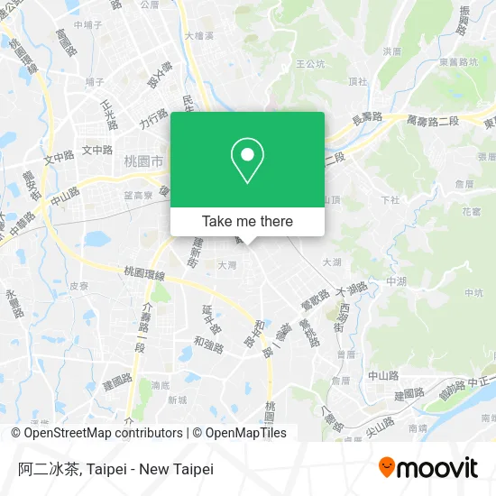 阿二冰茶地圖