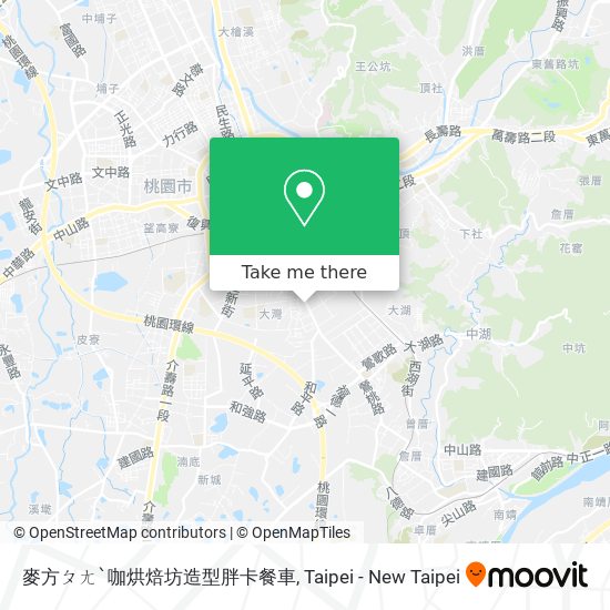 麥方ㄆㄤˋ咖烘焙坊造型胖卡餐車 map