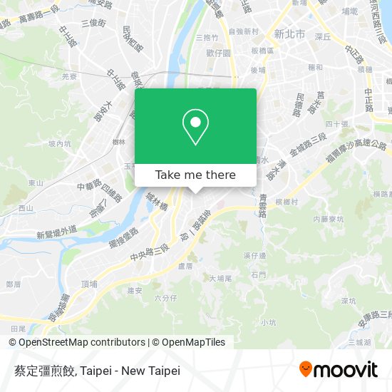 蔡定彊煎餃 map