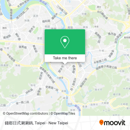 錢都日式涮涮鍋地圖