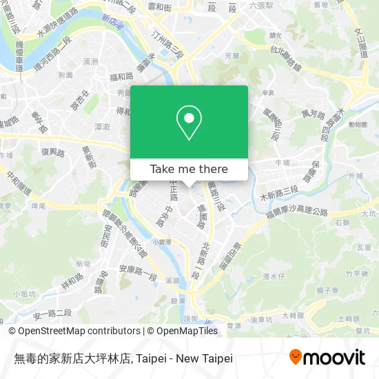 無毒的家新店大坪林店 map