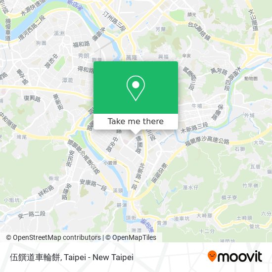 伍饌道車輪餅 map