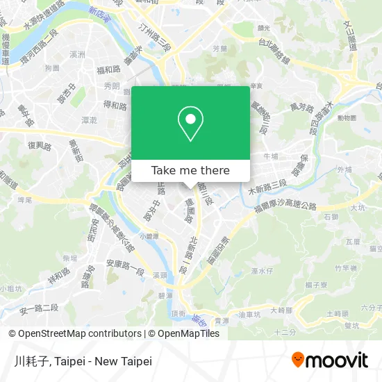 川耗子 map