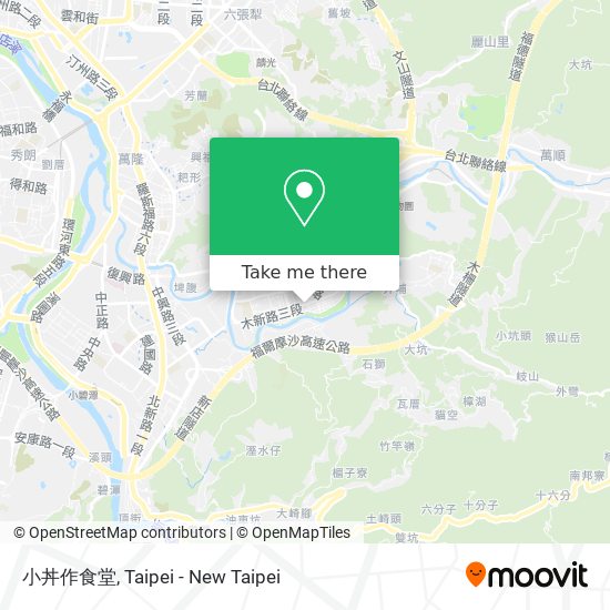 小丼作食堂 map