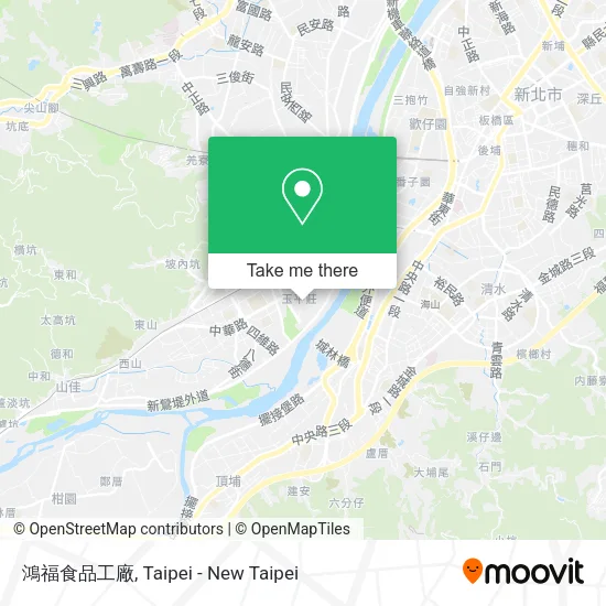 鴻福食品工廠地圖