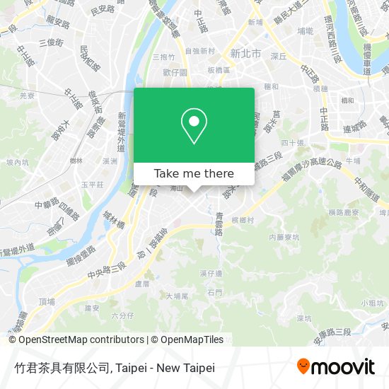 竹君茶具有限公司 map