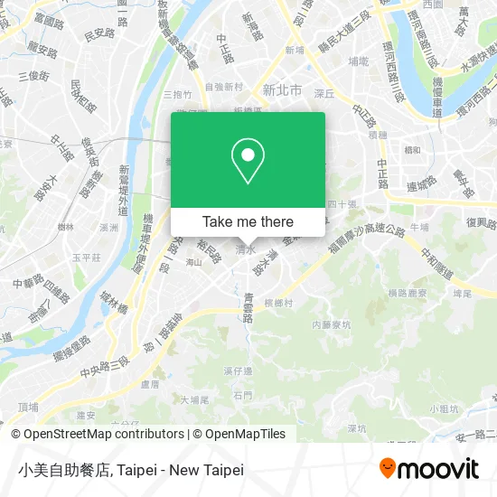 小美自助餐店地圖
