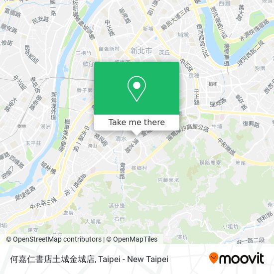 何嘉仁書店土城金城店 map