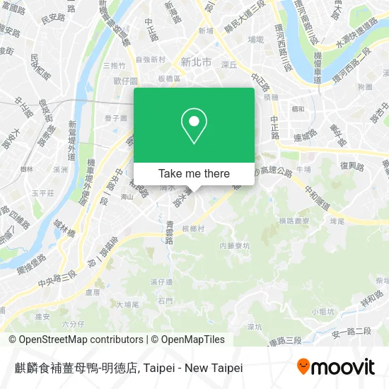 麒麟食補薑母鴨-明德店地圖