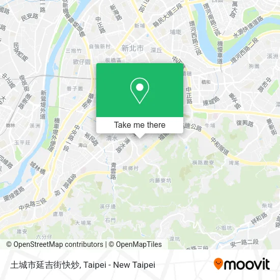土城市延吉街快炒地圖