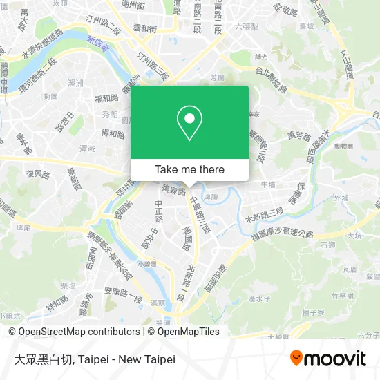大眾黑白切 map