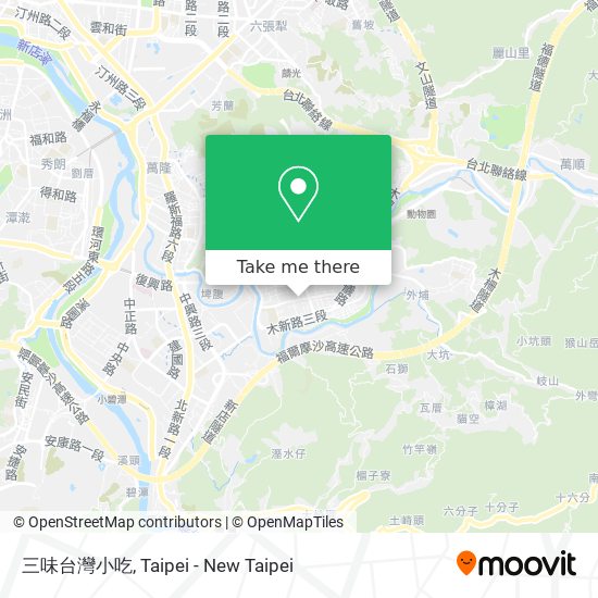 三味台灣小吃 map