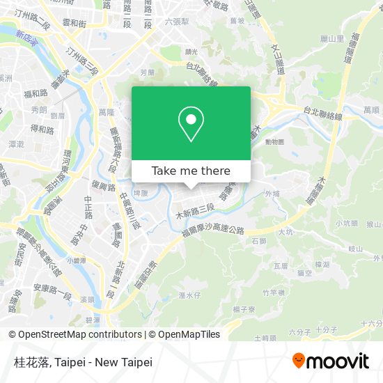 桂花落 map