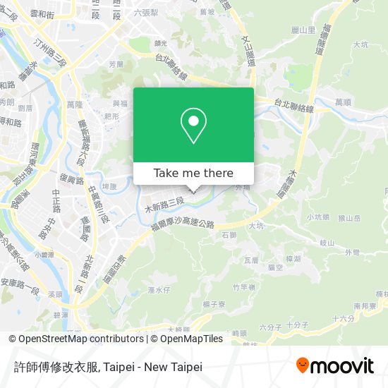 許師傅修改衣服 map