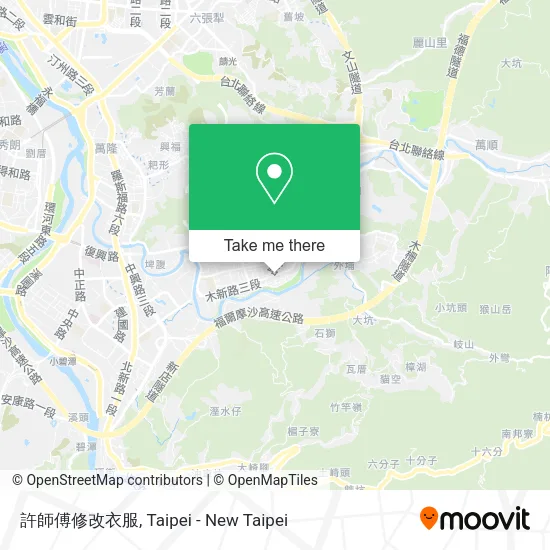 許師傅修改衣服地圖