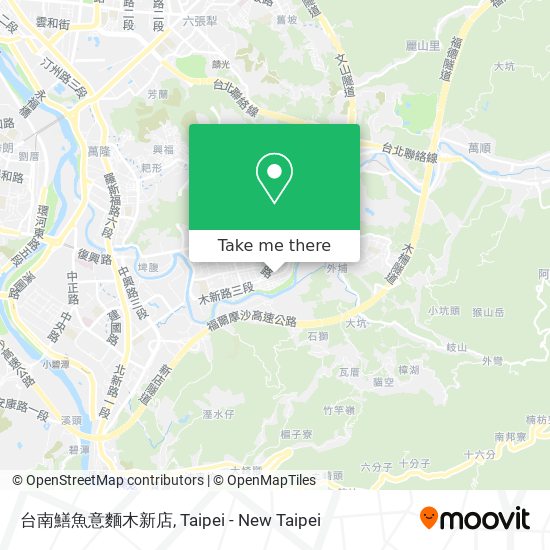 台南鱔魚意麵木新店 map