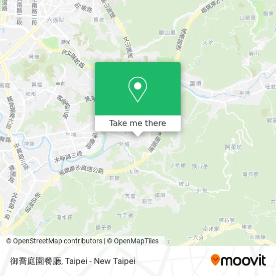 御喬庭園餐廳地圖