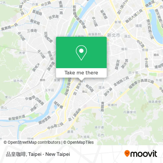 品皇咖啡 map
