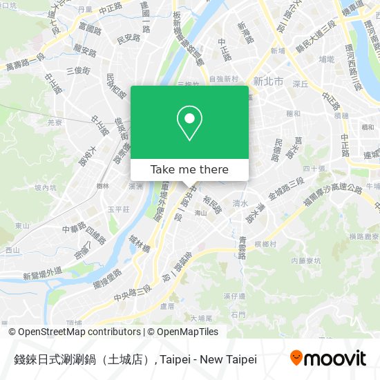 錢錸日式涮涮鍋（土城店）地圖
