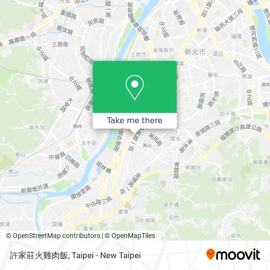 許家莊火雞肉飯地圖