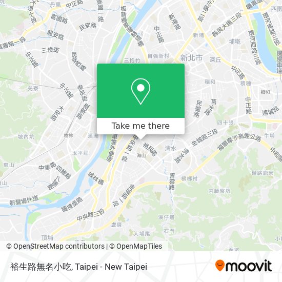 裕生路無名小吃 map