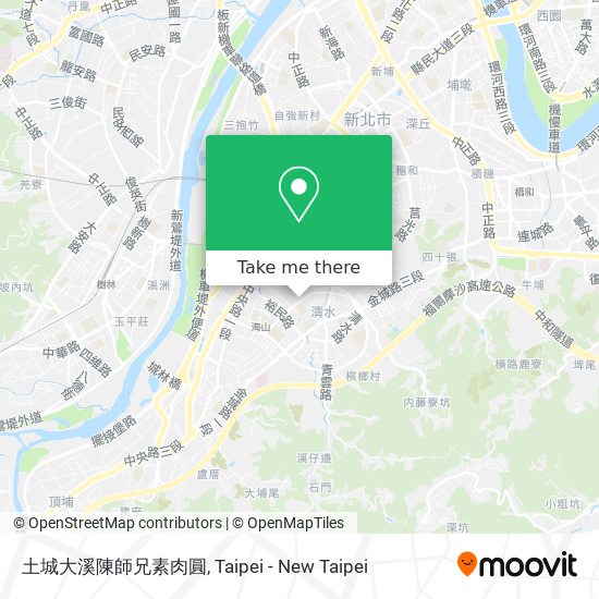 土城大溪陳師兄素肉圓 map